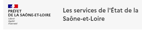 Drapeau français - Service de l'État en Saône-et-Loire